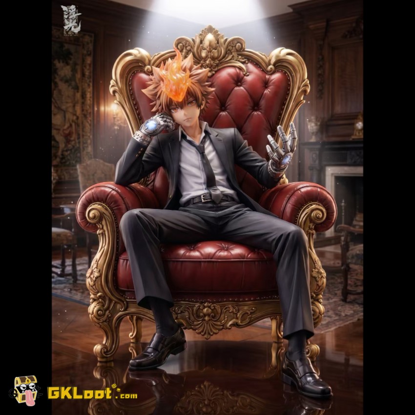 Floating Light Studio Katekyo Hitman Reborn Tsunayoshi Sawada Statue - View 1 Floating Light Studio Katekyo Hitman Reborn Tsunayoshi Sawada Statue - View 1