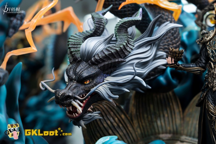 Shi Yue Wu Tong Studio 1/6 Perfect World Licensed Shi Hao Statue w/ LED - View 8 Shi Yue Wu Tong Studio 1/6 Perfect World Licensed Shi Hao Statue w/ LED - View 8