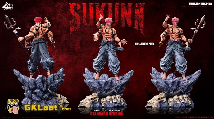Black Studio Jujutsu Kaisen Ryomen Sukuna Statue - View 8 Black Studio Jujutsu Kaisen Ryomen Sukuna Statue - View 8