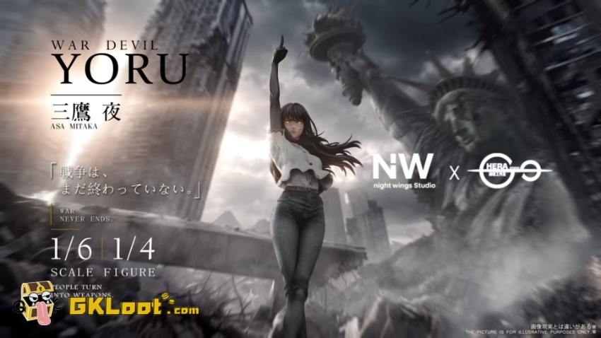 Night Wing & Hera Studio Chainsaw Man Mitaka Asa Statue - View 11 Night Wing & Hera Studio Chainsaw Man Mitaka Asa Statue - View 11
