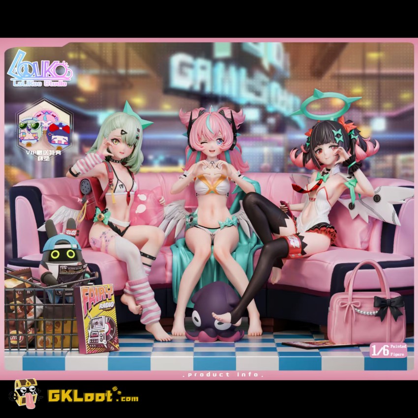 Lolikoo Studio Zenless Zone Zero Sunna & Aria & Nangong Yu Statue - View 1 Lolikoo Studio Zenless Zone Zero Sunna & Aria & Nangong Yu Statue - View 1