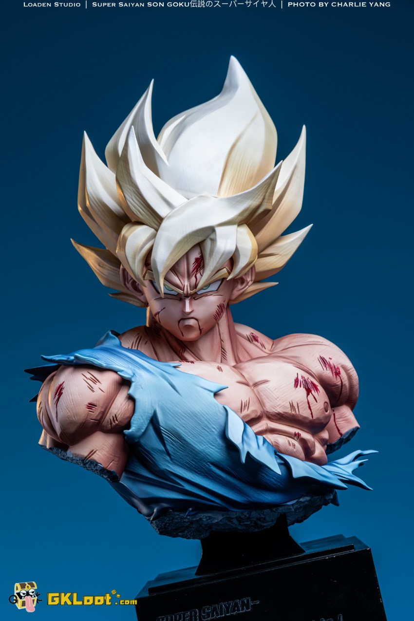 LoaDen Studio 1/3 Dragon Ball Son Goku Bust - View 2 LoaDen Studio 1/3 Dragon Ball Son Goku Bust - View 2