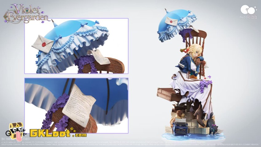 Bubble Studio Violet Evergarden Violet Evergarden Statue - View 8 Bubble Studio Violet Evergarden Violet Evergarden Statue - View 8