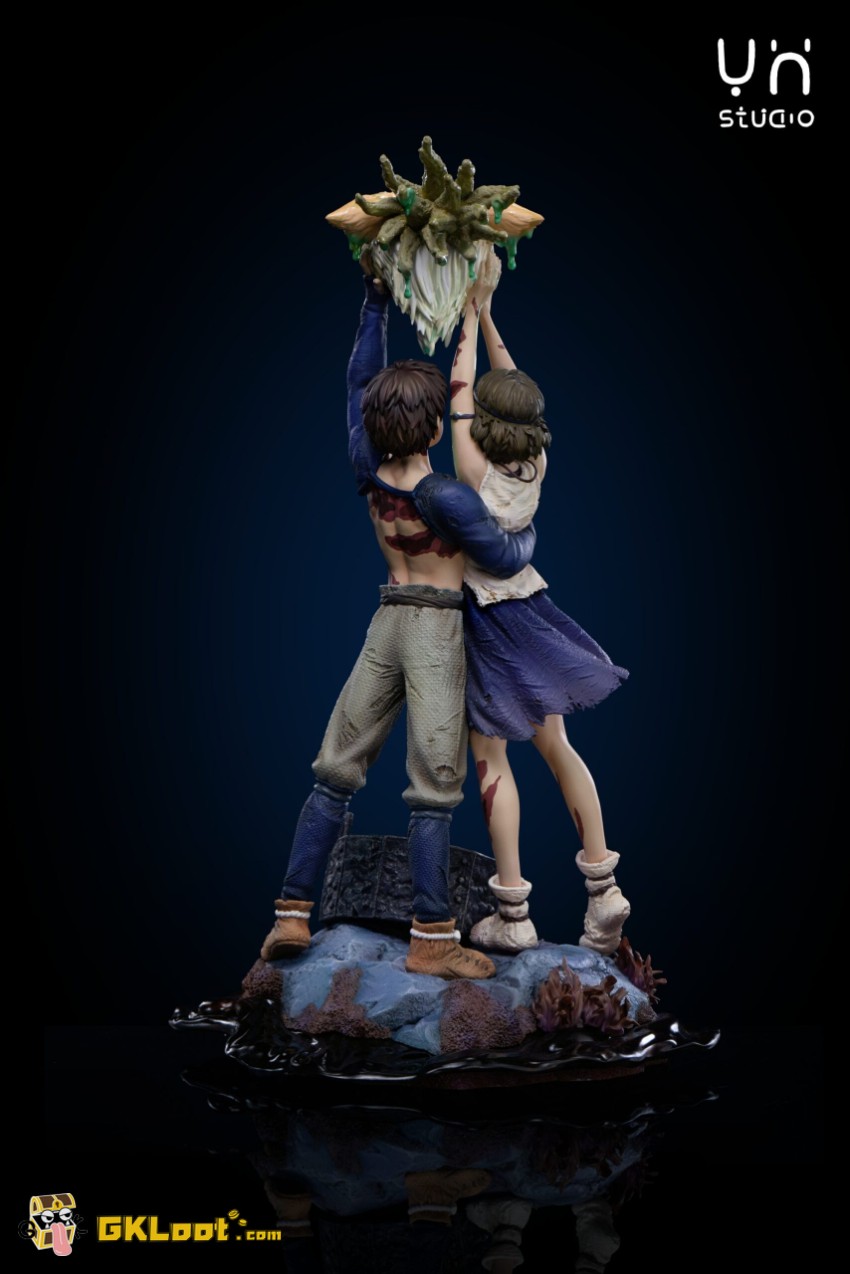YH Studio Princess Mononoke San & Ashitaka Statue - View 8 YH Studio Princess Mononoke San & Ashitaka Statue - View 8