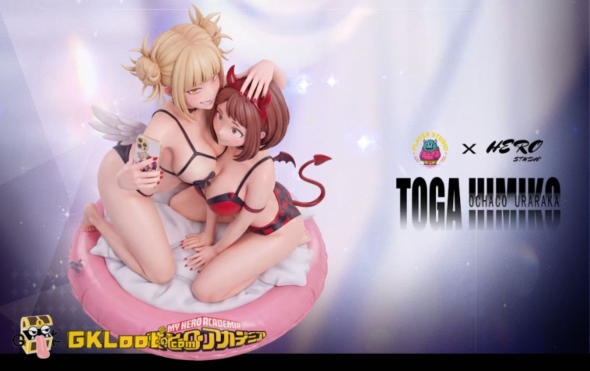 Player & Hero Studio My Hero Academia Himiko Toga & Ochaco Uraraka Statue - View 3 Player & Hero Studio My Hero Academia Himiko Toga & Ochaco Uraraka Statue - View 3