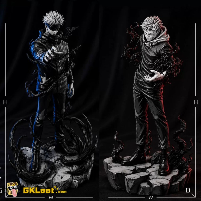 Shu Studio 1/6 Jujutsu Kaisen Satoru Gojo & Ryomen Sukuna Statue - View 1 Shu Studio 1/6 Jujutsu Kaisen Satoru Gojo & Ryomen Sukuna Statue - View 1