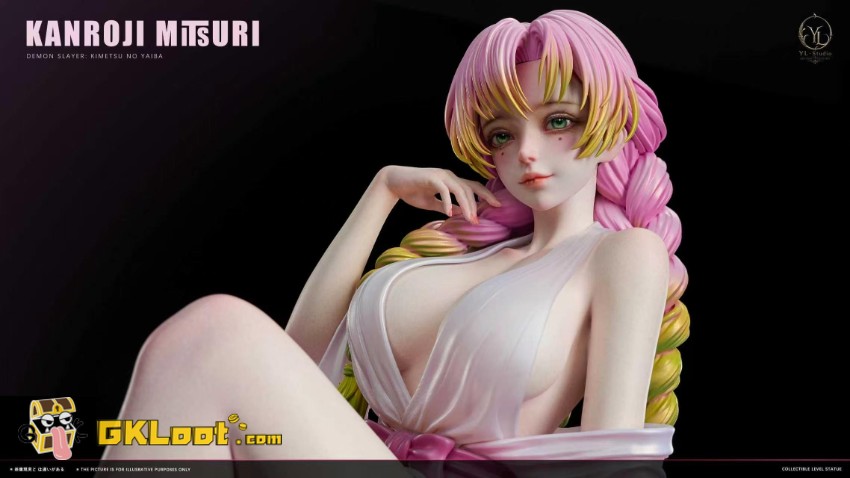 YL Studio 1/4 Demon Slayer Mitsuri Kanroji Statue - View 5 YL Studio 1/4 Demon Slayer Mitsuri Kanroji Statue - View 5
