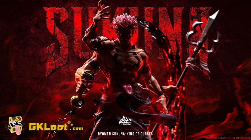 Black Studio Jujutsu Kaisen Ryomen Sukuna Statue - View 10 Black Studio Jujutsu Kaisen Ryomen Sukuna Statue - View 10