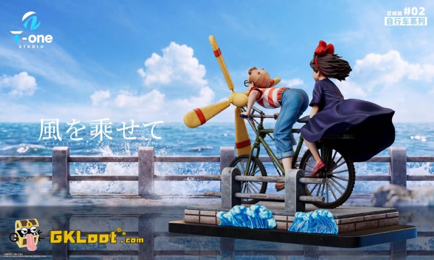 T-one Studio Kiki's Delivery Service Kiki & Tombo Statue - View 4 T-one Studio Kiki's Delivery Service Kiki & Tombo Statue - View 4