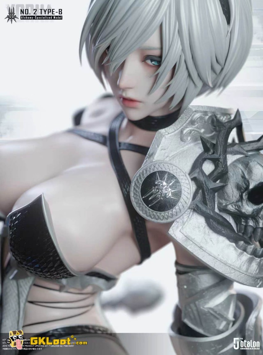 Dtalon Production Studio 1/4 NieR:Automata YoRHa No. 2 Type B Statue w/ LED - View 10 Dtalon Production Studio 1/4 NieR:Automata YoRHa No. 2 Type B Statue w/ LED - View 10
