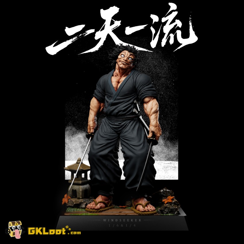 Windseeker Studio Baki the Grappler Musashi Miyamoto Statue - View 1 Windseeker Studio Baki the Grappler Musashi Miyamoto Statue - View 1