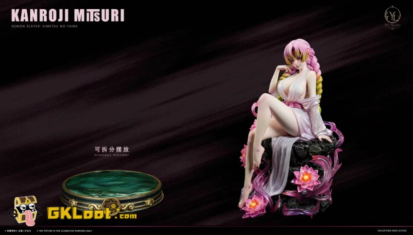 YL Studio 1/4 Demon Slayer Mitsuri Kanroji Statue - View 8 YL Studio 1/4 Demon Slayer Mitsuri Kanroji Statue - View 8