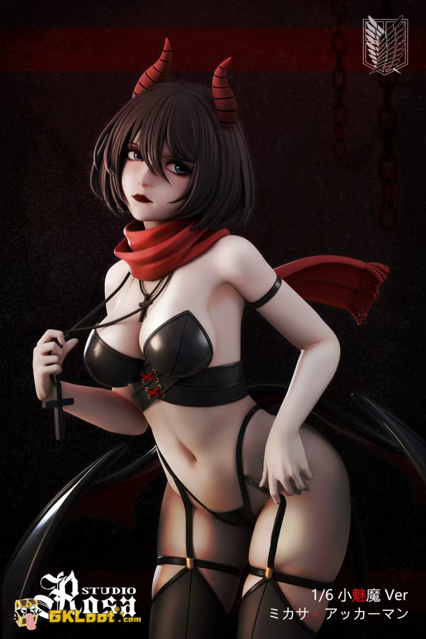 Rosa Studio 1/6 Attack On Titan Mikasa Ackerman Statue - View 8 Rosa Studio 1/6 Attack On Titan Mikasa Ackerman Statue - View 8