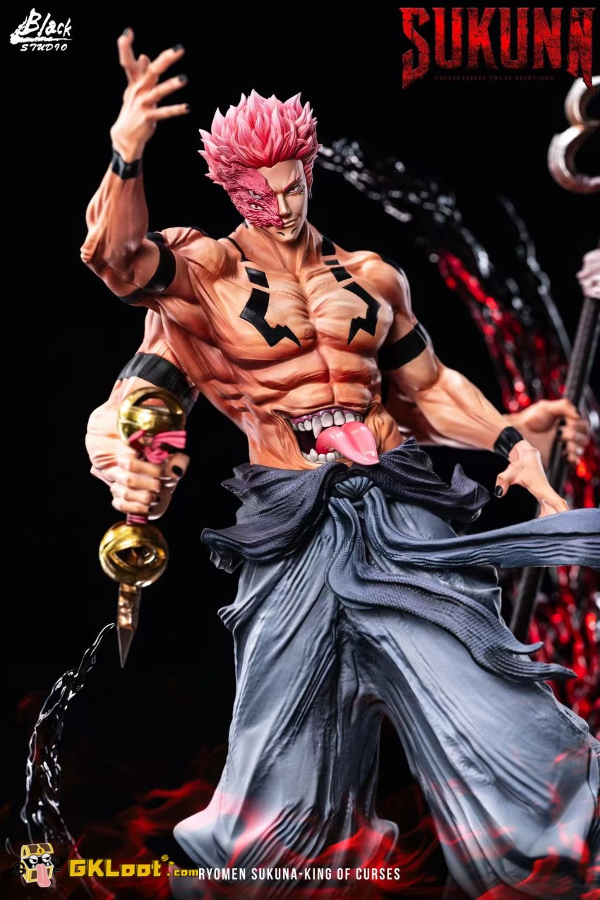 Black Studio Jujutsu Kaisen Ryomen Sukuna Statue - View 4 Black Studio Jujutsu Kaisen Ryomen Sukuna Statue - View 4
