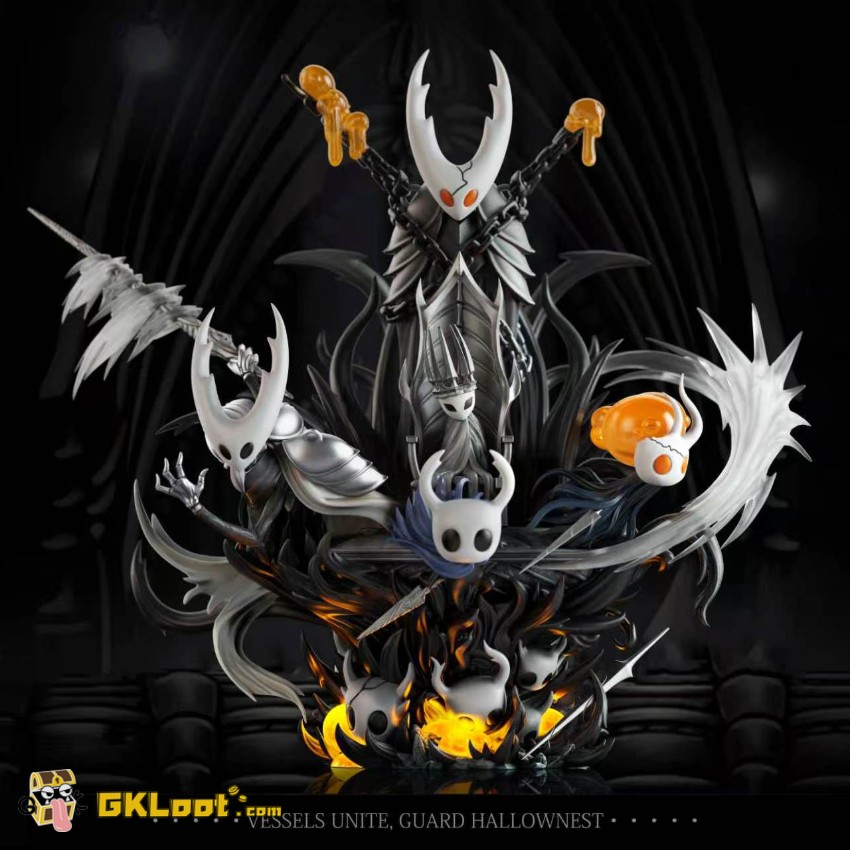 Stone Custom & Radiance Studio Hollow Knight Vessel Family Statue w/ LED - View 1 Stone Custom & Radiance Studio Hollow Knight Vessel Family Statue w/ LED - View 1