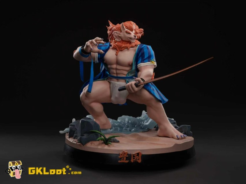 Zhai Shou Wu Studio 1/5 Original Komainu Statue - View 6 Zhai Shou Wu Studio 1/5 Original Komainu Statue - View 6