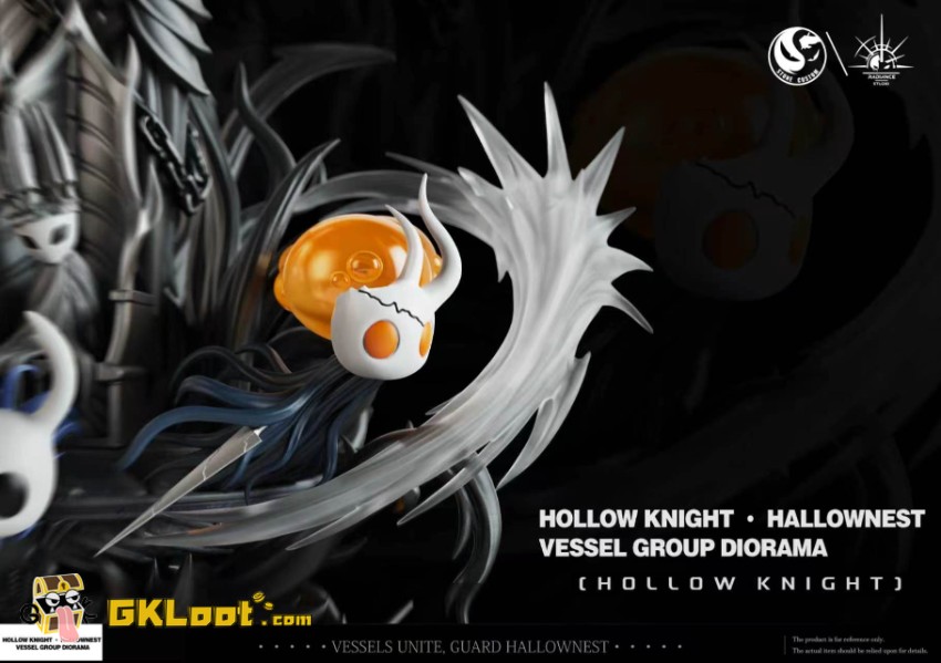 Stone Custom & Radiance Studio Hollow Knight Vessel Family Statue w/ LED - View 8 Stone Custom & Radiance Studio Hollow Knight Vessel Family Statue w/ LED - View 8