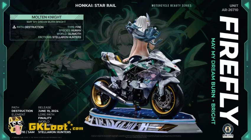 Star Origin Studio 1/6 Honkai: Star Rail Firefly Statue - View 4 Star Origin Studio 1/6 Honkai: Star Rail Firefly Statue - View 4