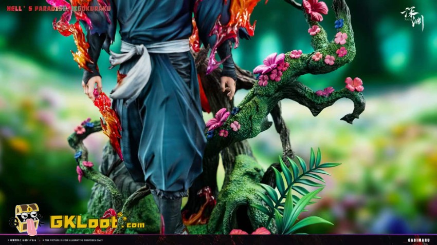 Abyss Studio 1/6 Hell's Paradise Gabimaru Statue - View 3 Abyss Studio 1/6 Hell's Paradise Gabimaru Statue - View 3