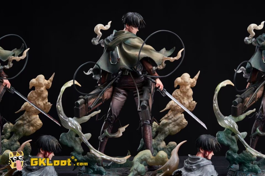 Scarlet Studio 1/6 Attack on Titan Levi Ackerman Statue - View 6 Scarlet Studio 1/6 Attack on Titan Levi Ackerman Statue - View 6