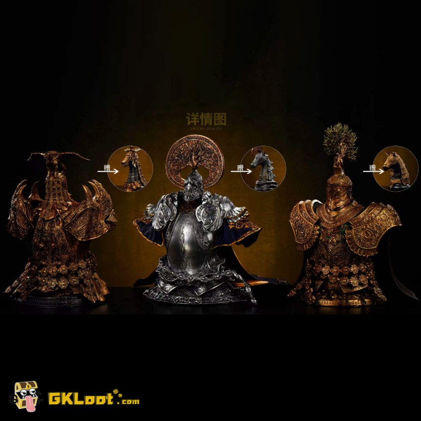 Sword & Wing Studio 1/3 Elden Ring Tree Sentinel & Draconic Tree Sentinel & Loretta Bust - View 1 Sword & Wing Studio 1/3 Elden Ring Tree Sentinel & Draconic Tree Sentinel & Loretta Bust - View 1
