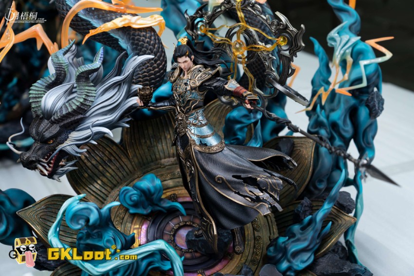 Shi Yue Wu Tong Studio 1/6 Perfect World Licensed Shi Hao Statue w/ LED - View 5 Shi Yue Wu Tong Studio 1/6 Perfect World Licensed Shi Hao Statue w/ LED - View 5