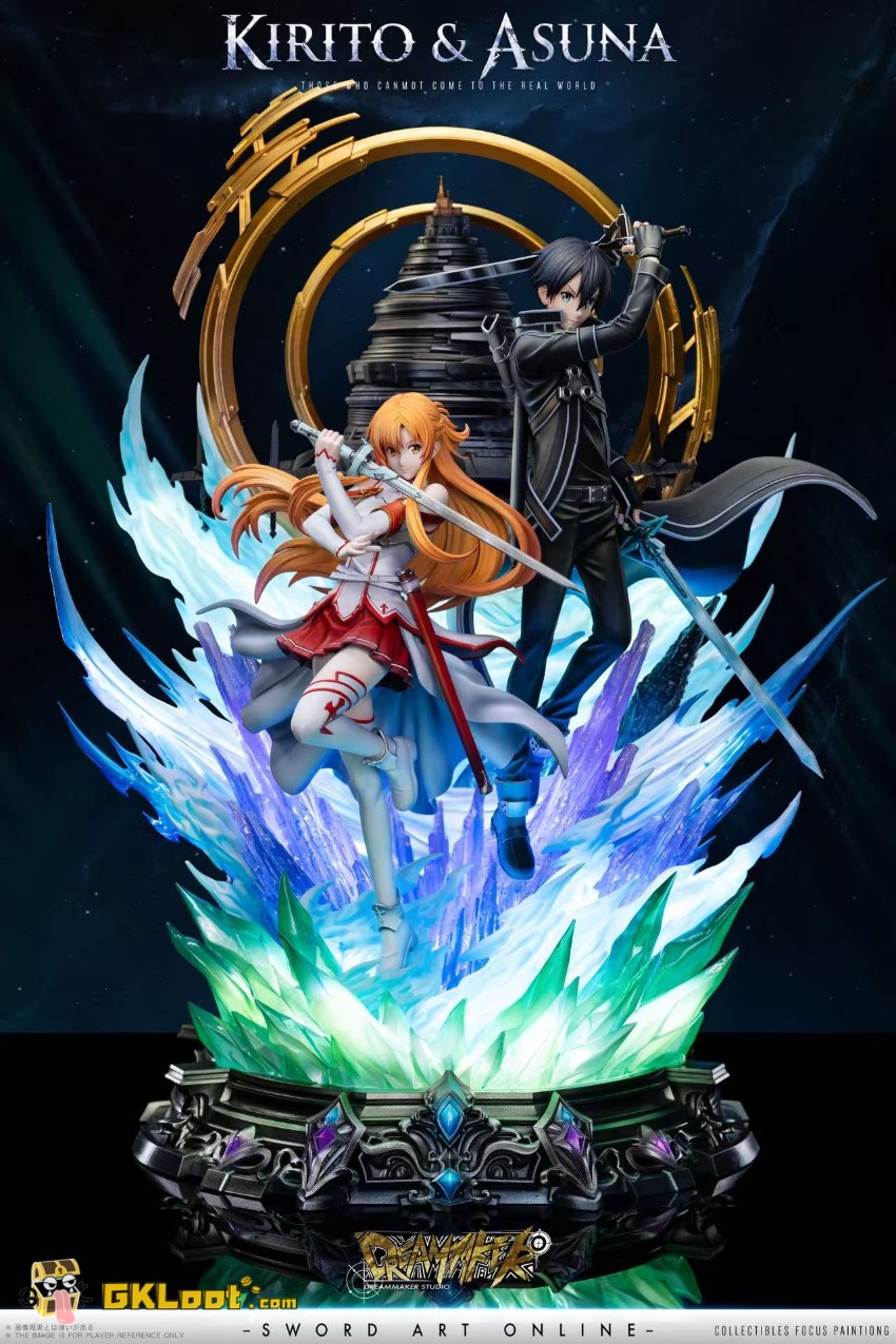 Dreammaker Studio Sword Art Online Yuuki Asuna & Kirigaya Kazuto Statue w/ LED - View 4 Dreammaker Studio Sword Art Online Yuuki Asuna & Kirigaya Kazuto Statue w/ LED - View 4