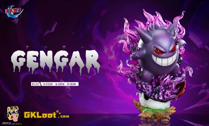 NTWO Studio Pokémon Gengar Statue - View 2 NTWO Studio Pokémon Gengar Statue - View 2