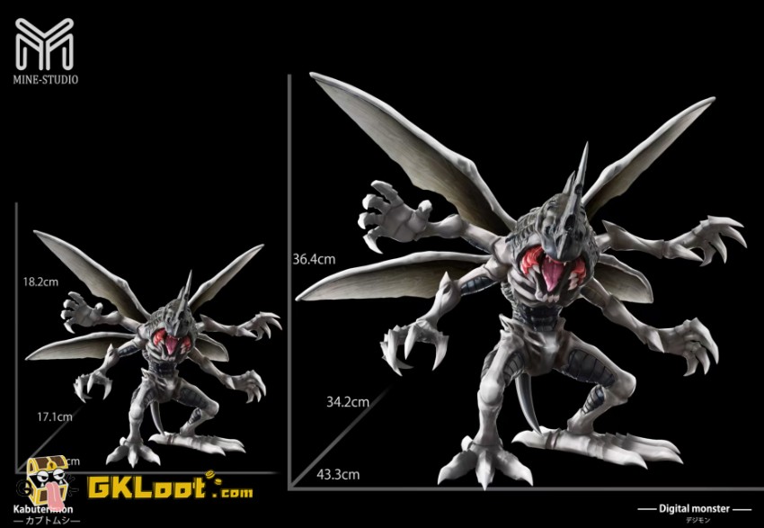 Mine Studio Digimon Atlur Kabuterimon Statue - View 7 Mine Studio Digimon Atlur Kabuterimon Statue - View 7