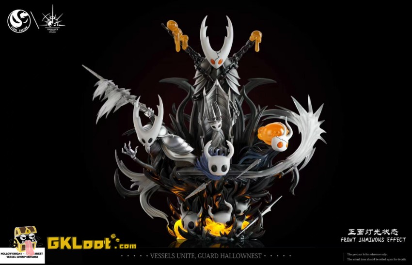 Stone Custom & Radiance Studio Hollow Knight Vessel Family Statue w/ LED - View 3 Stone Custom & Radiance Studio Hollow Knight Vessel Family Statue w/ LED - View 3