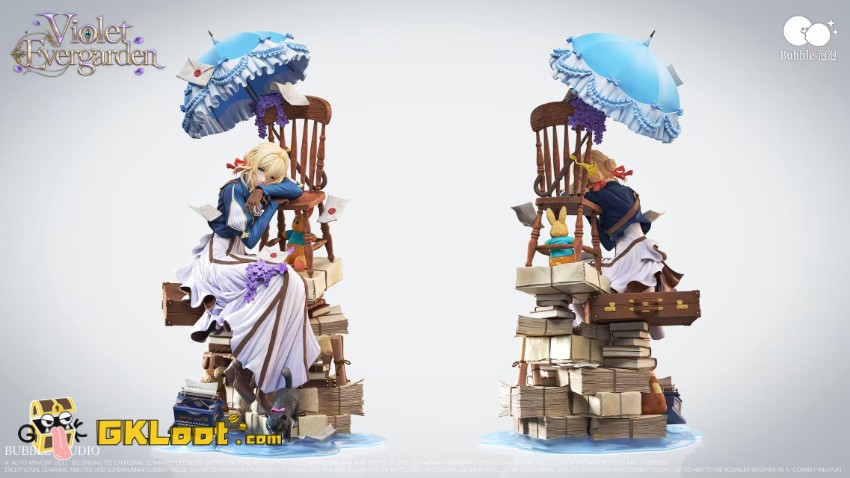 Bubble Studio Violet Evergarden Violet Evergarden Statue - View 3 Bubble Studio Violet Evergarden Violet Evergarden Statue - View 3