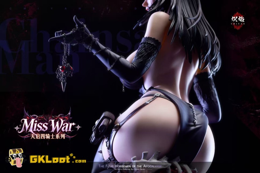 ChiYan Studio 1/4 Chainsaw Man Yoru Statue - View 8 ChiYan Studio 1/4 Chainsaw Man Yoru Statue - View 8