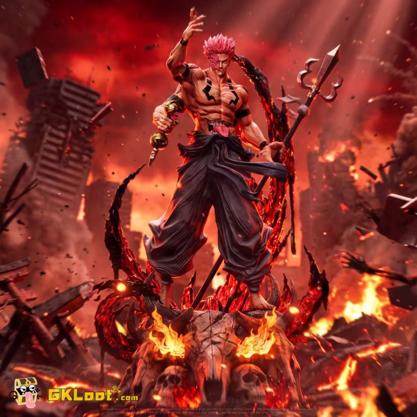 Black Studio Jujutsu Kaisen Ryomen Sukuna Statue - View 1 Black Studio Jujutsu Kaisen Ryomen Sukuna Statue - View 1