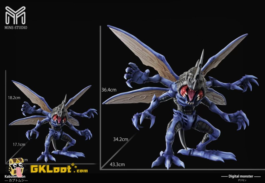 Mine Studio Digimon Atlur Kabuterimon Statue - View 5 Mine Studio Digimon Atlur Kabuterimon Statue - View 5