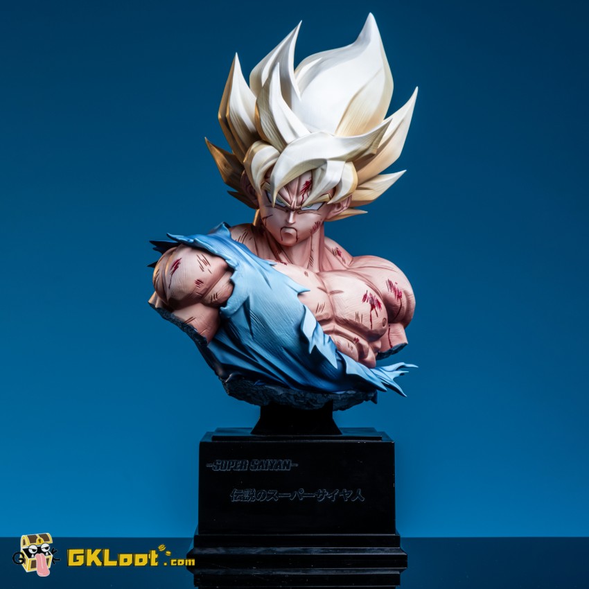 LoaDen Studio 1/3 Dragon Ball Son Goku Bust - View 1 LoaDen Studio 1/3 Dragon Ball Son Goku Bust - View 1