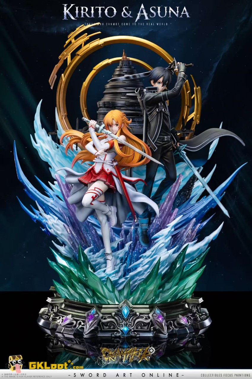 Dreammaker Studio Sword Art Online Yuuki Asuna & Kirigaya Kazuto Statue w/ LED - View 3 Dreammaker Studio Sword Art Online Yuuki Asuna & Kirigaya Kazuto Statue w/ LED - View 3