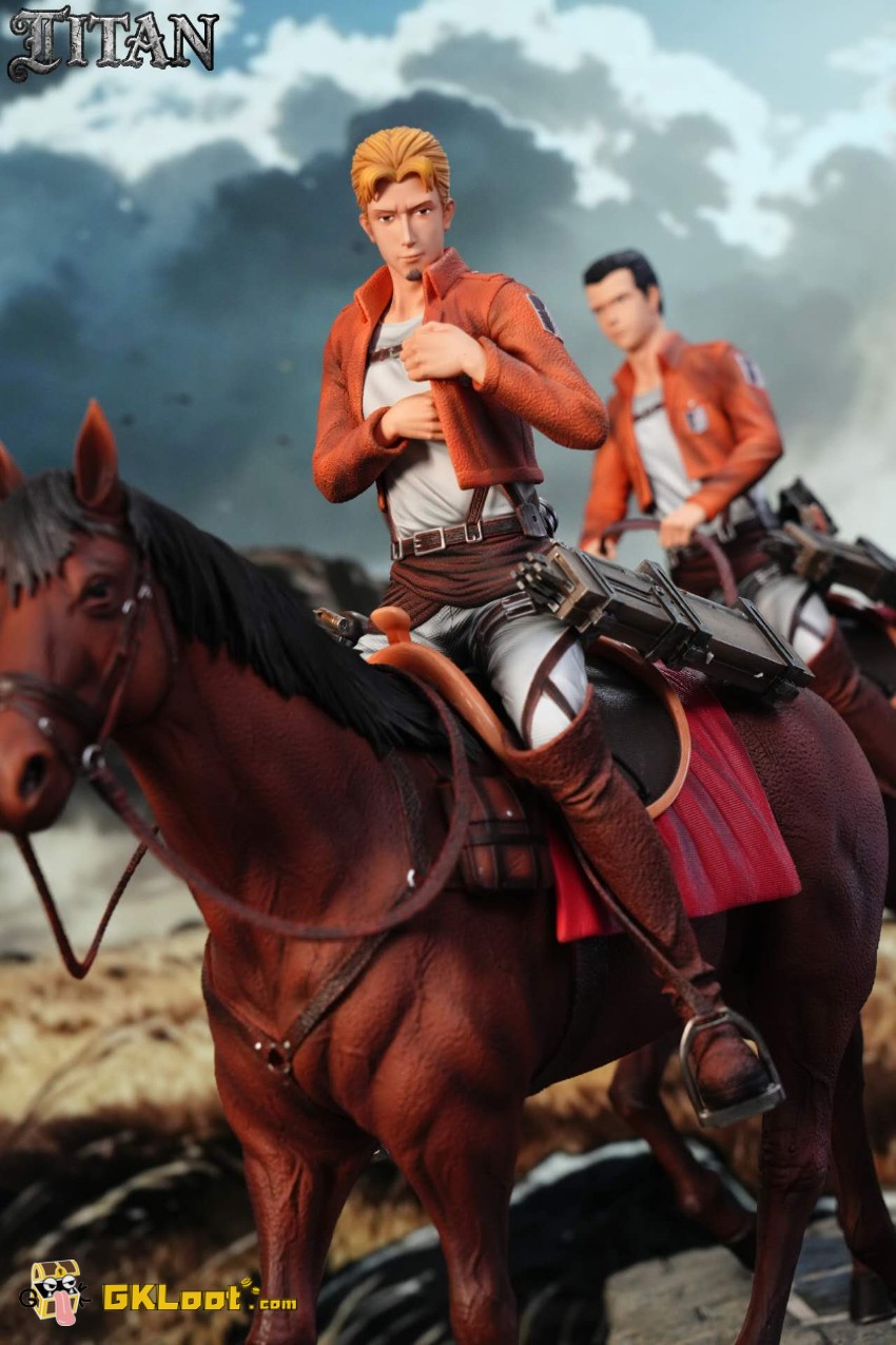 Titan Studio 1/6 Attack on Titan Eld Jinn & Oluo Bozado & Gunther Schultz Statue - View 3 Titan Studio 1/6 Attack on Titan Eld Jinn & Oluo Bozado & Gunther Schultz Statue - View 3