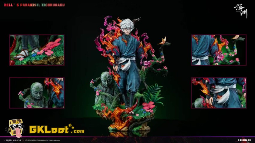 Abyss Studio 1/6 Hell's Paradise Gabimaru Statue - View 4 Abyss Studio 1/6 Hell's Paradise Gabimaru Statue - View 4