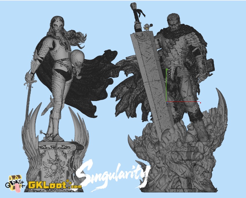 Singularity Studio 1/4 Berserk Griffith Statue - View 4 Singularity Studio 1/4 Berserk Griffith Statue - View 4