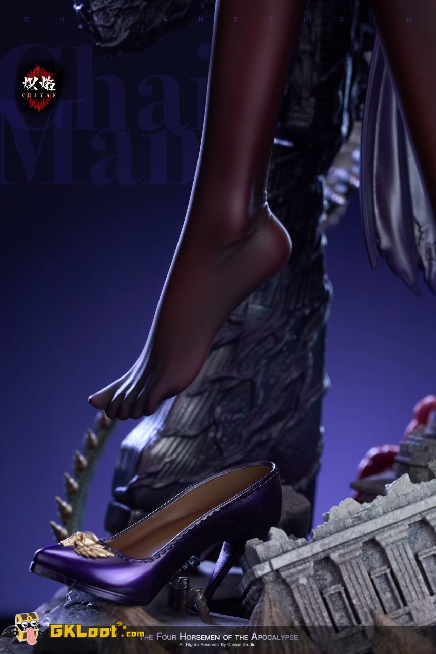 ChiYan Studio 1/4 Chainsaw Man Yoru Statue - View 11 ChiYan Studio 1/4 Chainsaw Man Yoru Statue - View 11