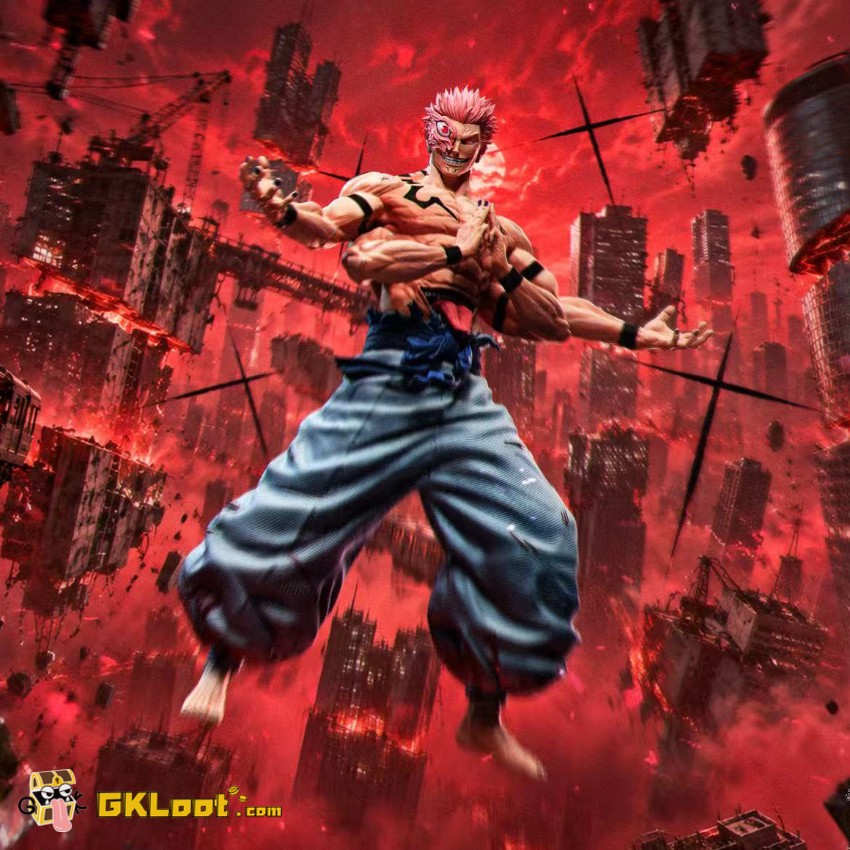 JJking Studio 1/6 Jujutsu Kaisen Ryomen Sukuna Statue - View 1 JJking Studio 1/6 Jujutsu Kaisen Ryomen Sukuna Statue - View 1