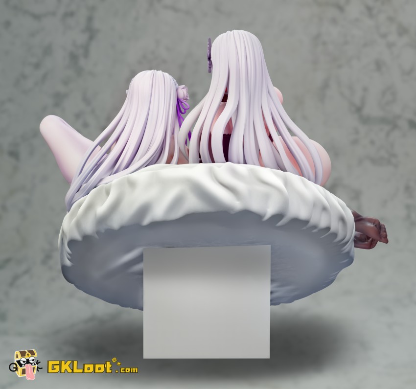 TG Studio Re:Zero - Starting Life in Another World Echidna & Emilia Statue - View 2 TG Studio Re:Zero - Starting Life in Another World Echidna & Emilia Statue - View 2