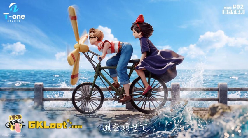 T-one Studio Kiki's Delivery Service Kiki & Tombo Statue - View 2 T-one Studio Kiki's Delivery Service Kiki & Tombo Statue - View 2