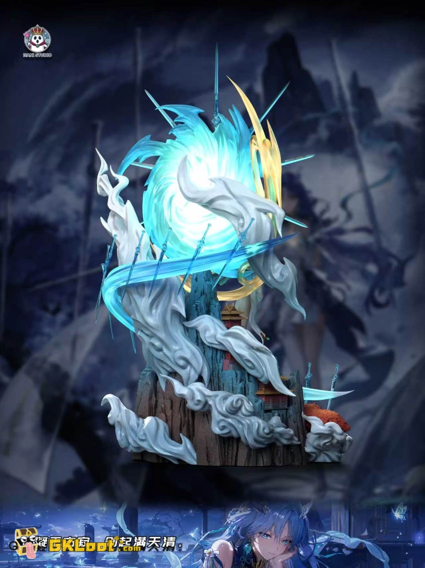 HANI Studio 1/6 Wuthering Waves Qingxiao Statue w/ LED - View 7 HANI Studio 1/6 Wuthering Waves Qingxiao Statue w/ LED - View 7