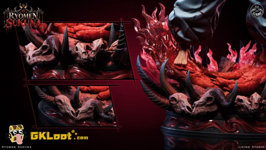 JJking Studio 1/6 Jujutsu Kaisen Ryomen Sukuna Statue - View 8 JJking Studio 1/6 Jujutsu Kaisen Ryomen Sukuna Statue - View 8