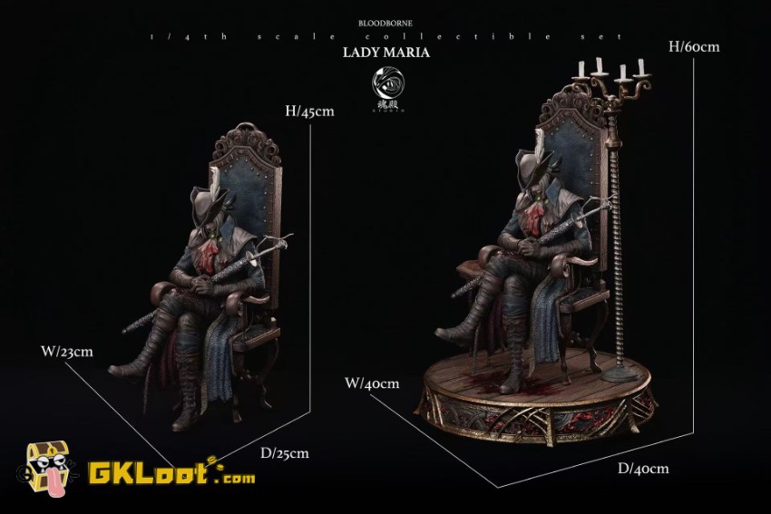 HunDian Studio 1/4 Bloodborne Lady Maria Statue - View 5 HunDian Studio 1/4 Bloodborne Lady Maria Statue - View 5