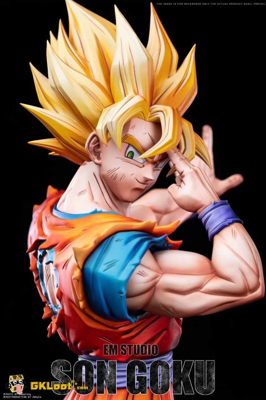 EM Studio 1/5 Dragon Ball Son Goku Bust - View 2 EM Studio 1/5 Dragon Ball Son Goku Bust - View 2