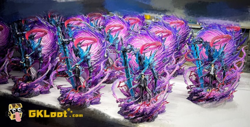 Lue Ying Studio Solo Leveling Sung Jin Woo Statue w/ LED - View 1 Lue Ying Studio Solo Leveling Sung Jin Woo Statue w/ LED - View 1