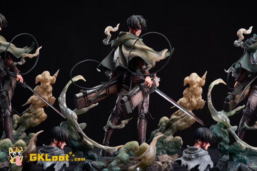 Scarlet Studio 1/6 Attack on Titan Levi Ackerman Statue - View 2 Scarlet Studio 1/6 Attack on Titan Levi Ackerman Statue - View 2
