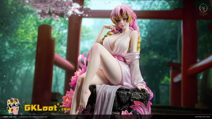 YL Studio 1/4 Demon Slayer Mitsuri Kanroji Statue - View 12 YL Studio 1/4 Demon Slayer Mitsuri Kanroji Statue - View 12